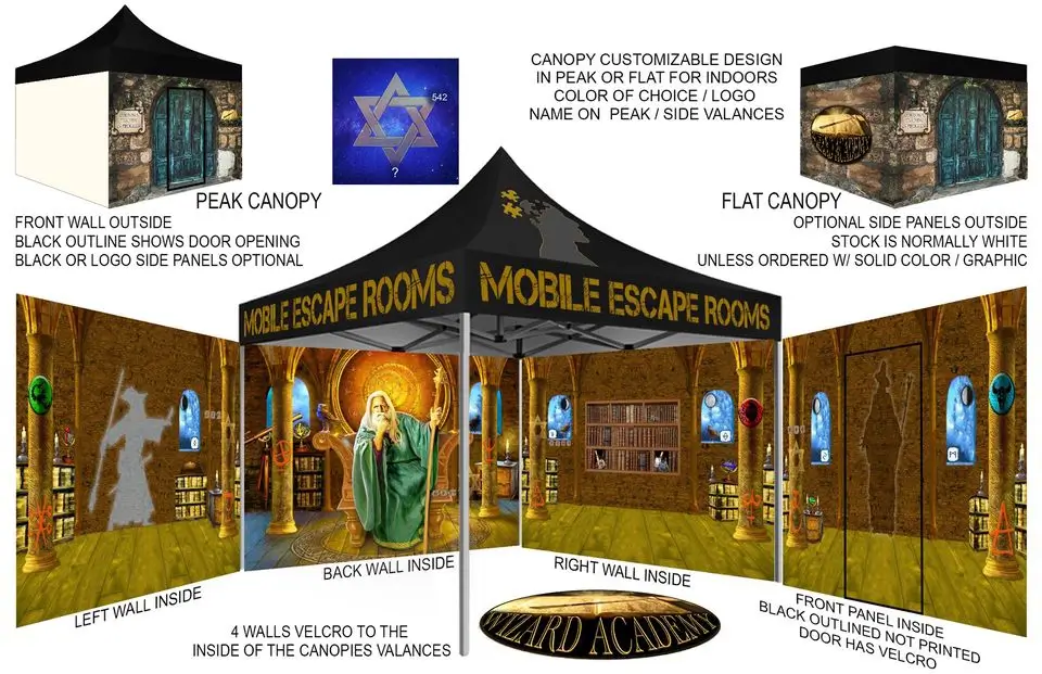 mobile escape tent