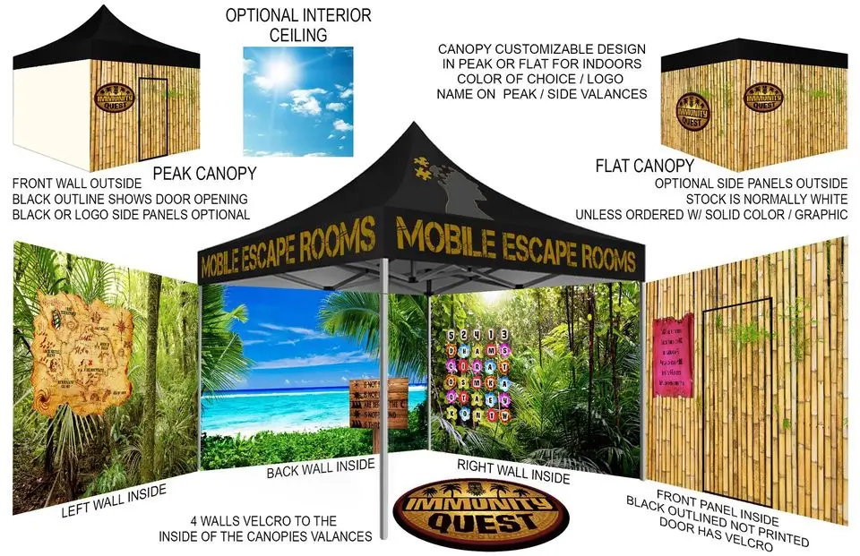 mobile escape tent